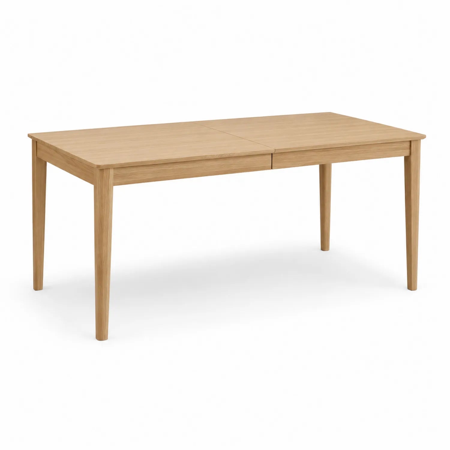 Mesa de comedor extensible de madera de roble maciza 140/180x90x75 cm