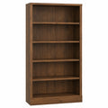 Estantería de madera maciza marrón 180x80x30 cm