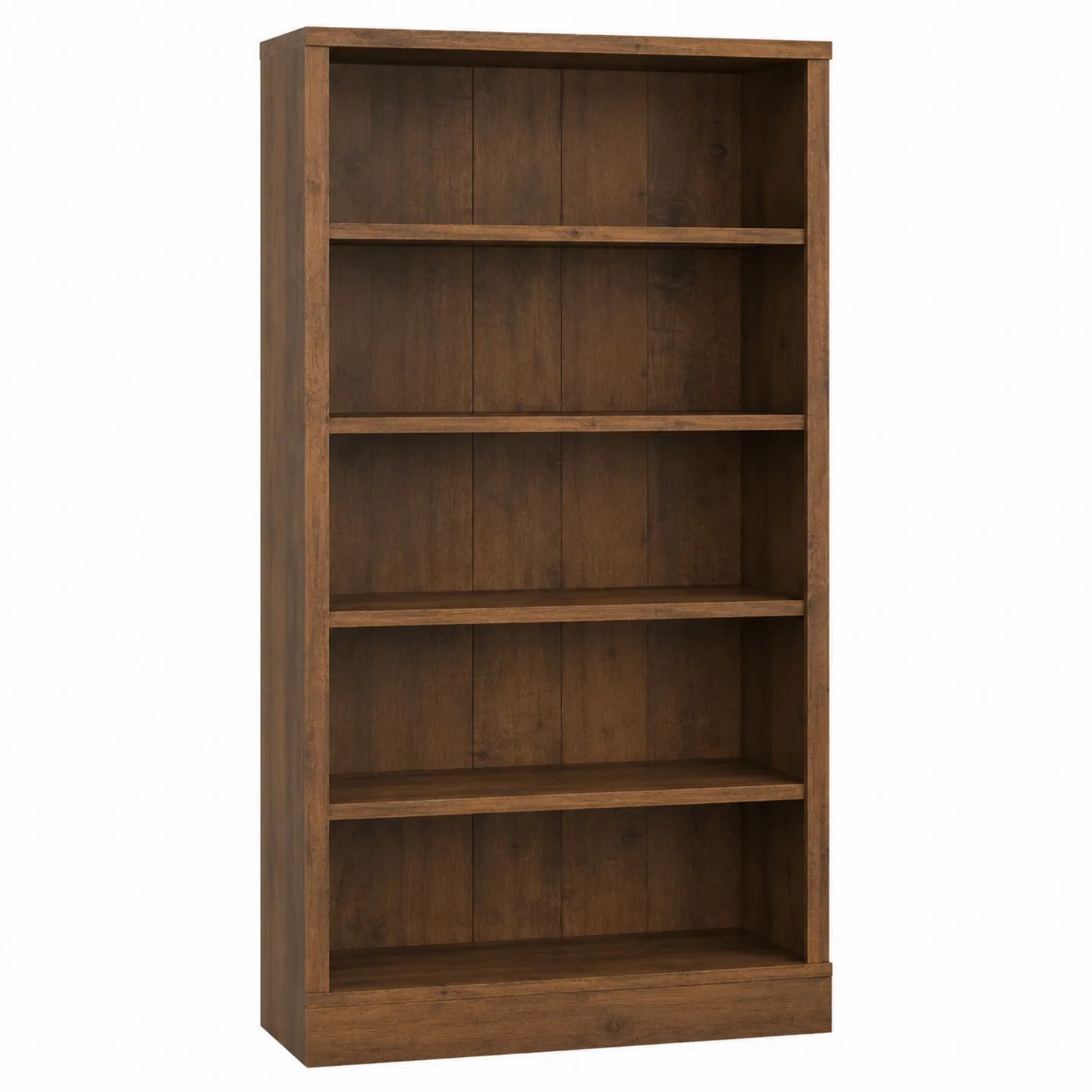 Estantería de madera maciza marrón 180x80x30 cm